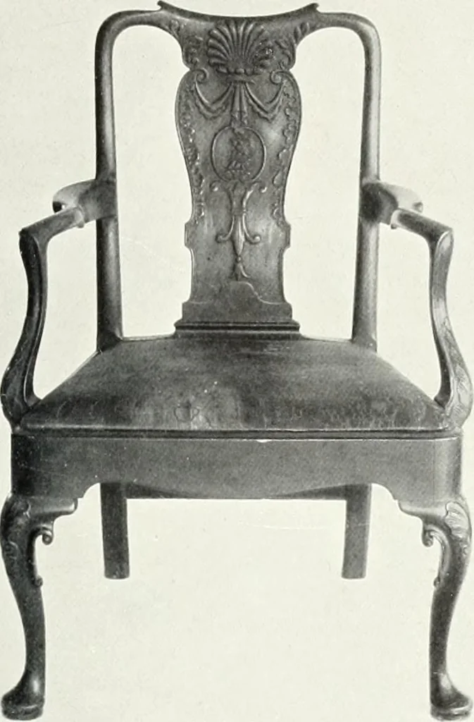 An illustration from Illustrated catalogue of a notable collection of beautiful English furniture of the XVII and XVIII centuries, 1910, leaf 388