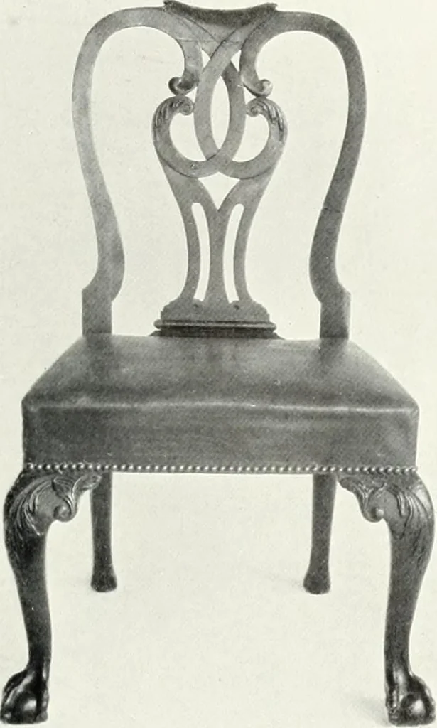 An illustration from Illustrated catalogue of a notable collection of beautiful English furniture of the XVII and XVIII centuries, 1910, leaf 400