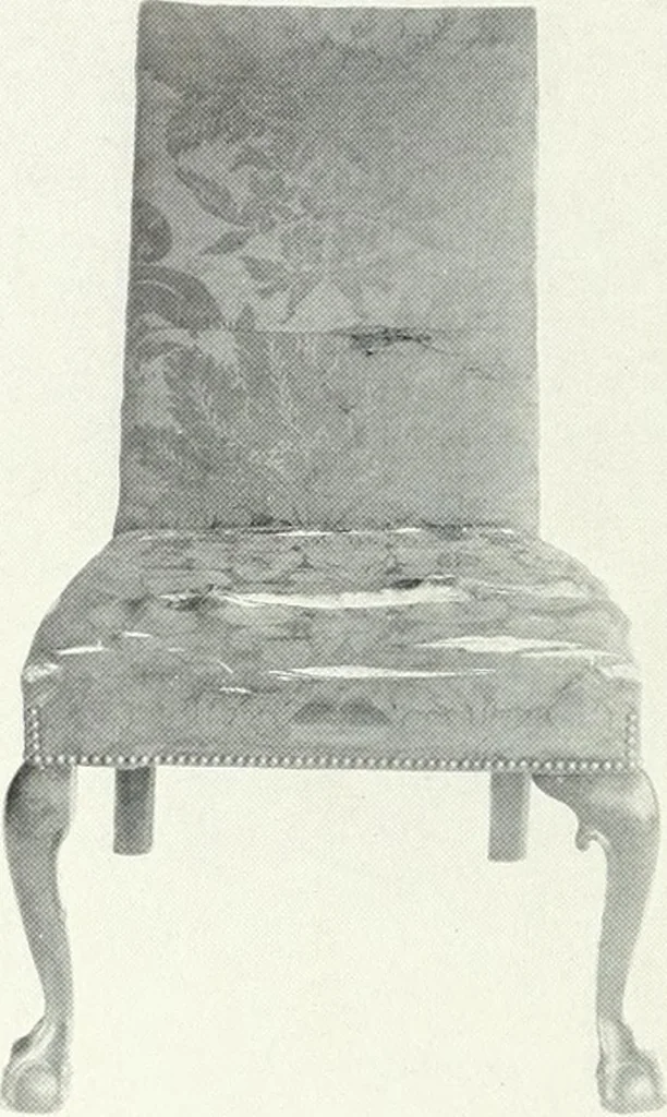 An illustration from Illustrated catalogue of a notable collection of beautiful English furniture of the XVII and XVIII centuries, 1910, leaf 405