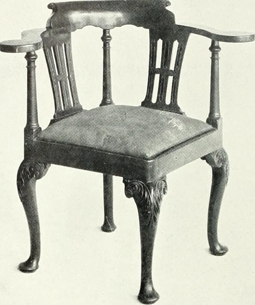 An illustration from Illustrated catalogue of a notable collection of beautiful English furniture of the XVII and XVIII centuries, 1910, leaf 407