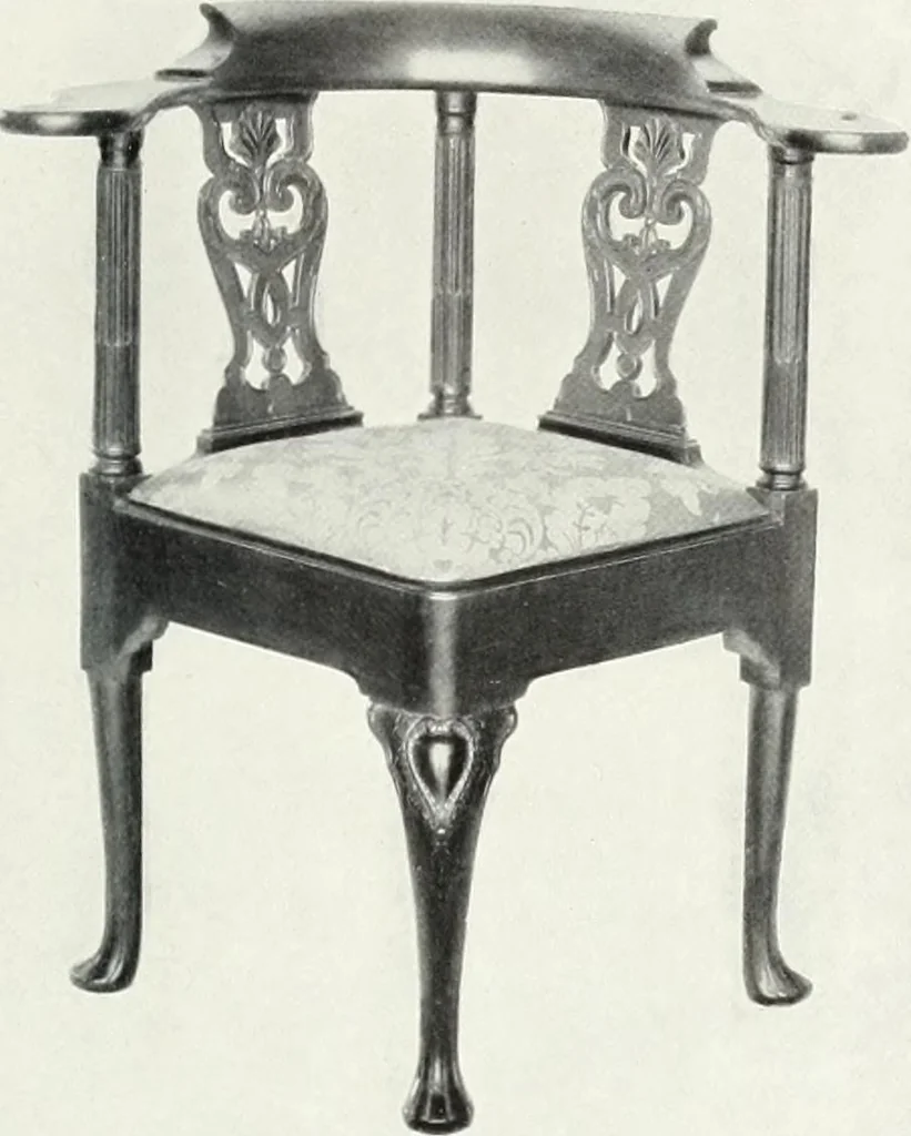 An illustration from Illustrated catalogue of a notable collection of beautiful English furniture of the XVII and XVIII centuries, 1910, leaf 408