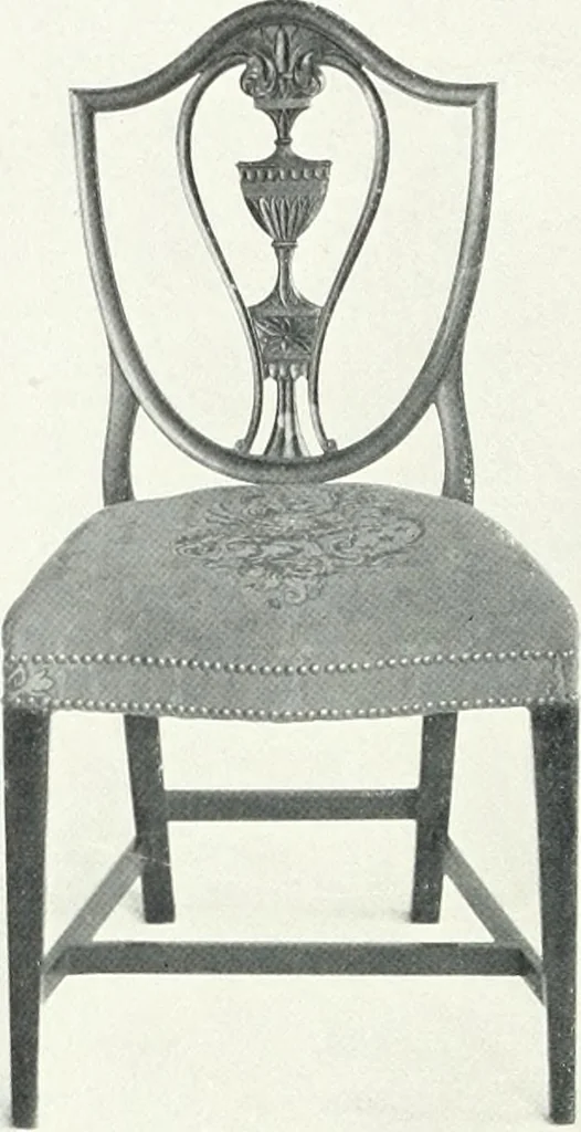 An illustration from Illustrated catalogue of a notable collection of beautiful English furniture of the XVII and XVIII centuries, 1910, leaf 41