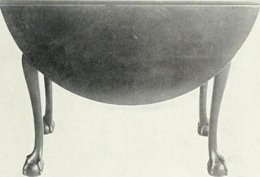 An illustration from Illustrated catalogue of a notable collection of beautiful English furniture of the XVII and XVIII centuries, 1910, leaf 418