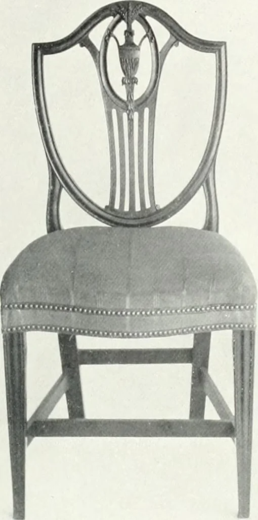 An illustration from Illustrated catalogue of a notable collection of beautiful English furniture of the XVII and XVIII centuries, 1910, leaf 42