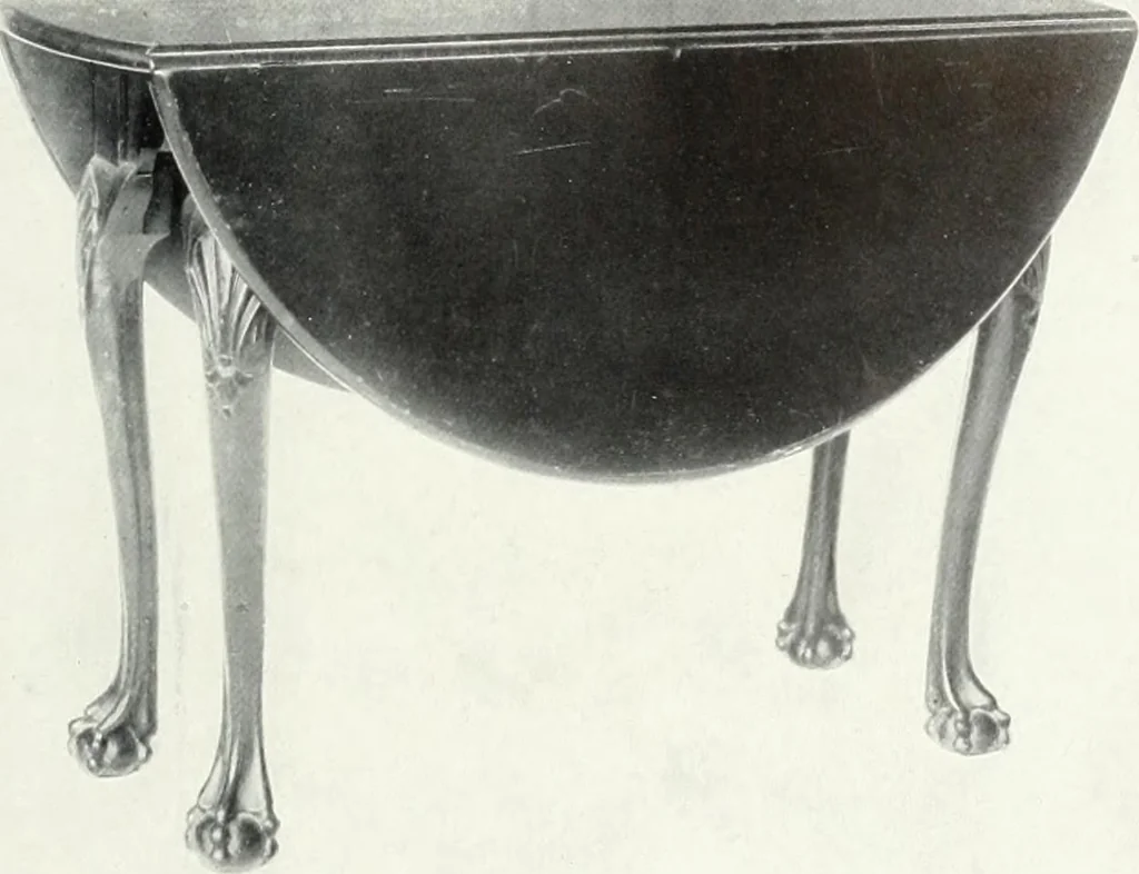 An illustration from Illustrated catalogue of a notable collection of beautiful English furniture of the XVII and XVIII centuries, 1910, leaf 420