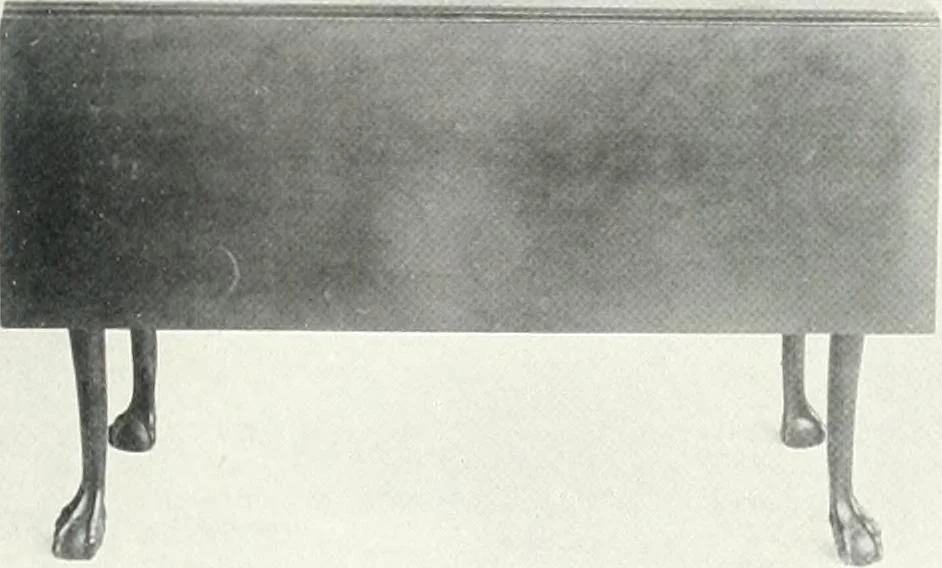 An illustration from Illustrated catalogue of a notable collection of beautiful English furniture of the XVII and XVIII centuries, 1910, leaf 422
