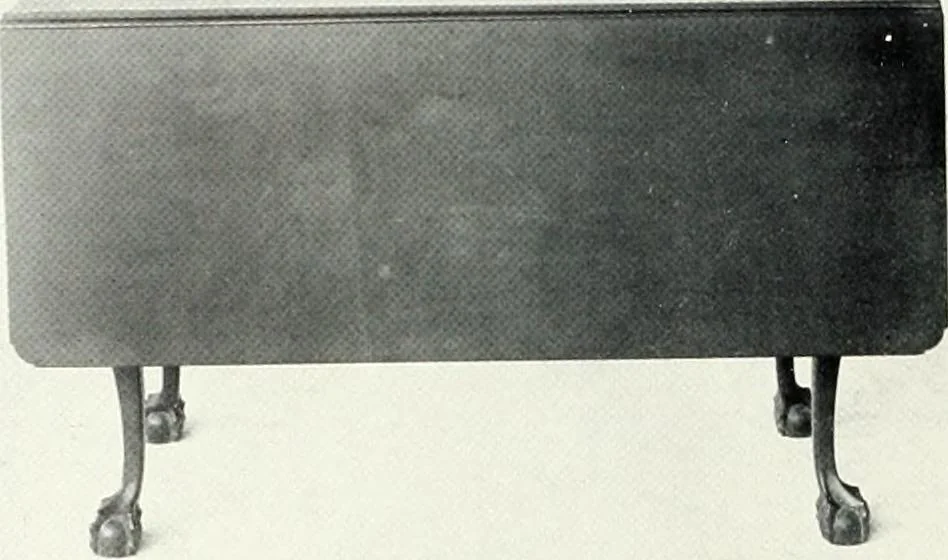 An illustration from Illustrated catalogue of a notable collection of beautiful English furniture of the XVII and XVIII centuries, 1910, leaf 423