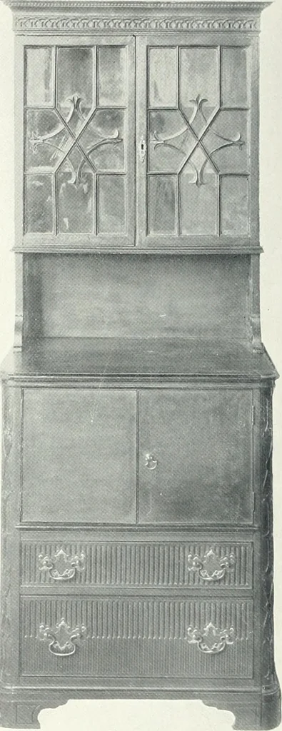An illustration from Illustrated catalogue of a notable collection of beautiful English furniture of the XVII and XVIII centuries, 1910, leaf 431