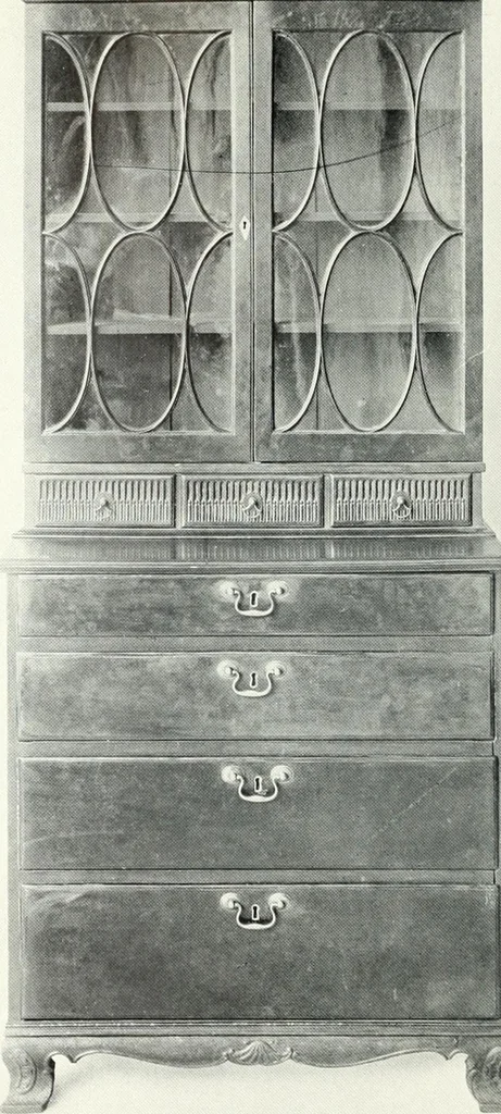 An illustration from Illustrated catalogue of a notable collection of beautiful English furniture of the XVII and XVIII centuries, 1910, leaf 433
