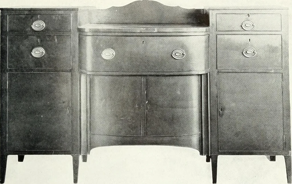 An illustration from Illustrated catalogue of a notable collection of beautiful English furniture of the XVII and XVIII centuries, 1910, leaf 438