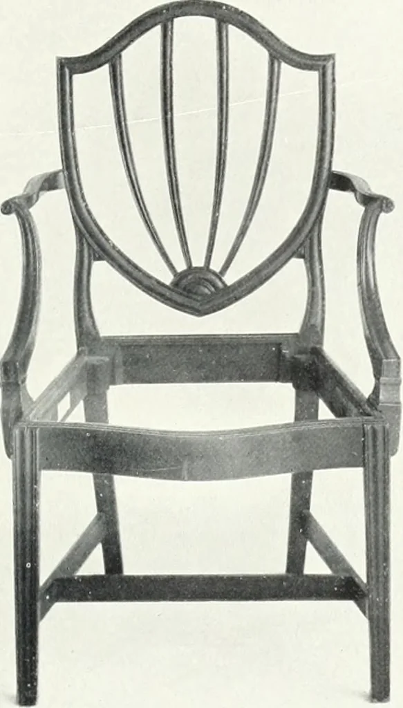 An illustration from Illustrated catalogue of a notable collection of beautiful English furniture of the XVII and XVIII centuries, 1910, leaf 50