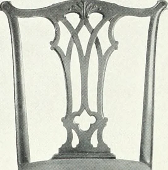 An illustration from Illustrated catalogue of a notable collection of beautiful English furniture of the XVII and XVIII centuries, 1910, leaf 55
