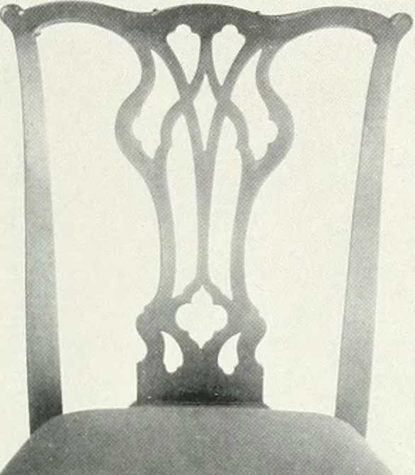 An illustration from Illustrated catalogue of a notable collection of beautiful English furniture of the XVII and XVIII centuries, 1910, leaf 74