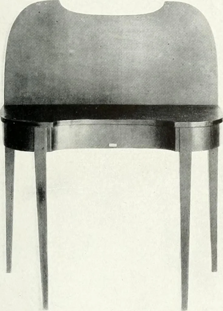 An illustration from Illustrated catalogue of a notable collection of beautiful English furniture of the XVII and XVIII centuries, 1910, leaf 76