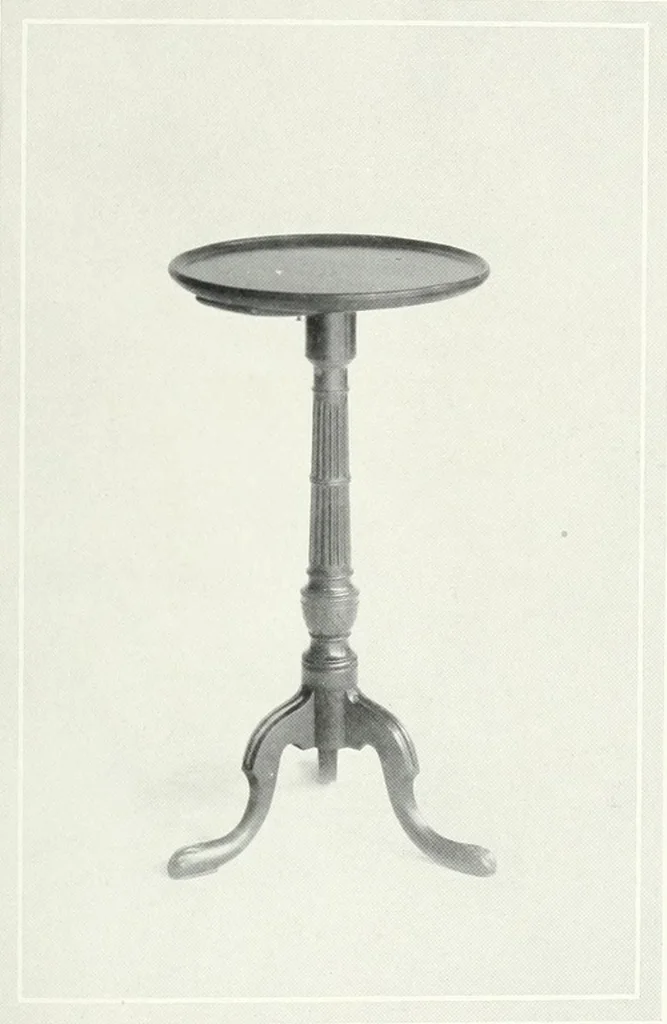 An illustration from Illustrated catalogue of a notable collection of beautiful English furniture of the XVII and XVIII centuries, 1910, leaf 78