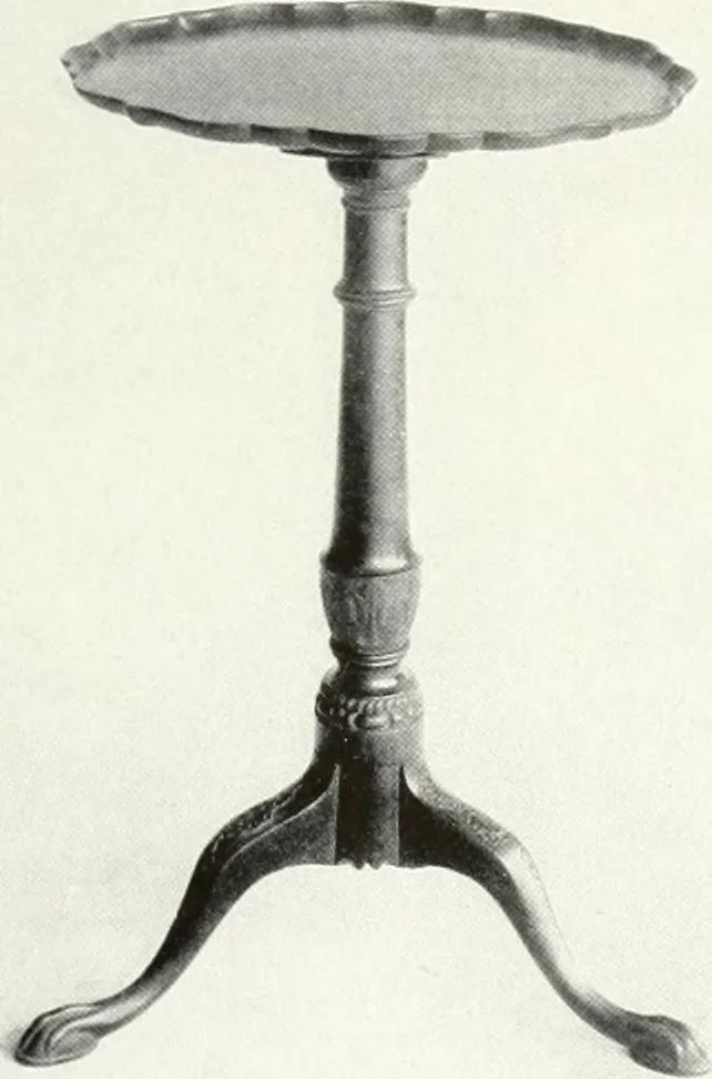 An illustration from Illustrated catalogue of a notable collection of beautiful English furniture of the XVII and XVIII centuries, 1910, leaf 80