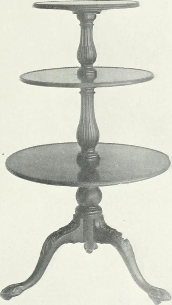 An illustration from Illustrated catalogue of a notable collection of beautiful English furniture of the XVII and XVIII centuries, 1910, leaf 84