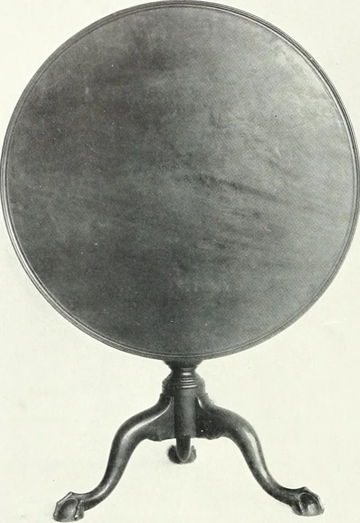 An illustration from Illustrated catalogue of a notable collection of beautiful English furniture of the XVII and XVIII centuries, 1910, leaf 85