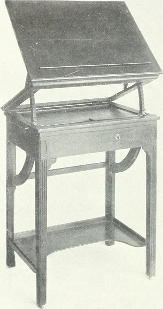 An illustration from Illustrated catalogue of a notable collection of beautiful English furniture of the XVII and XVIII centuries, 1910, leaf 89