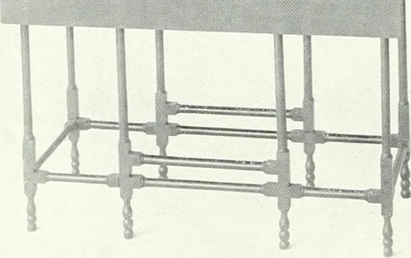 An illustration from Illustrated catalogue of a notable collection of beautiful English furniture of the XVII and XVIII centuries, 1910, leaf 91