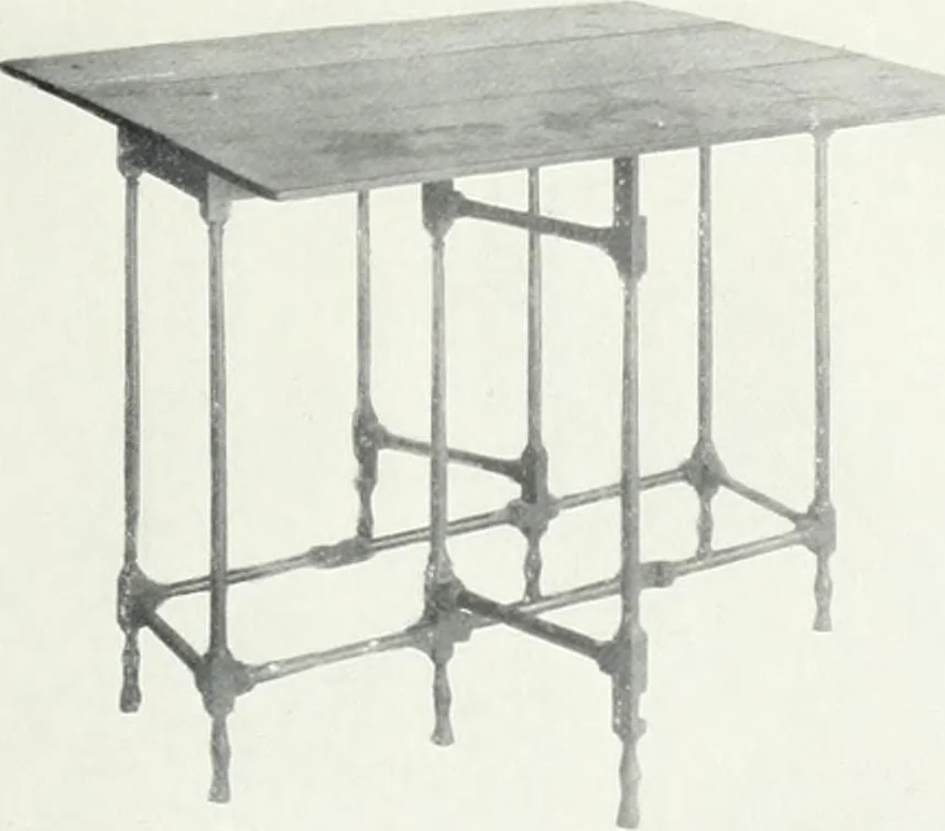 An illustration from Illustrated catalogue of a notable collection of beautiful English furniture of the XVII and XVIII centuries, 1910, leaf 92