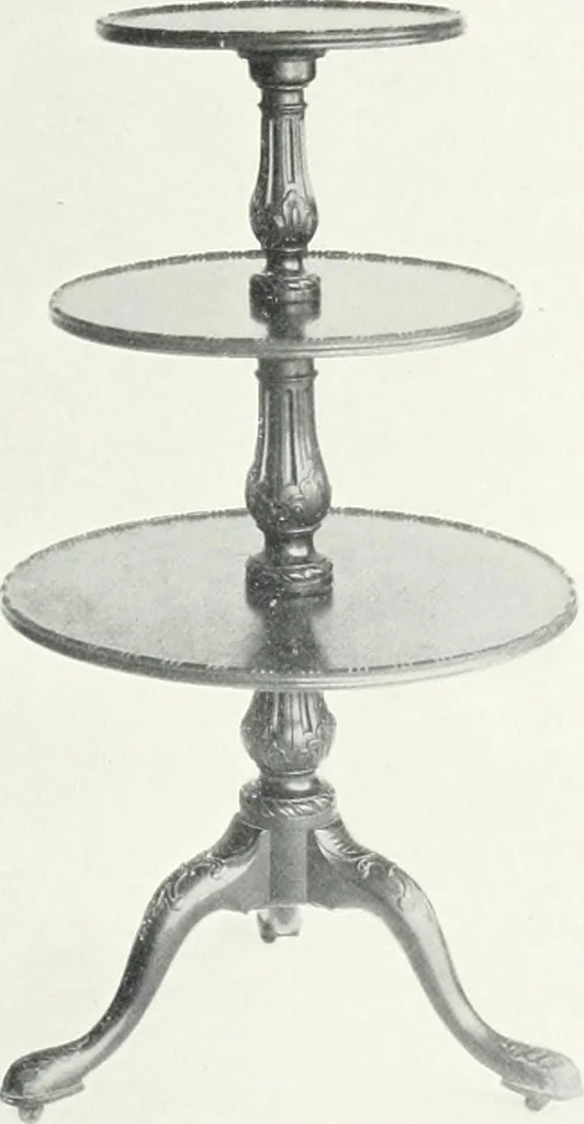 An illustration from Illustrated catalogue of a notable collection of beautiful English furniture of the XVII and XVIII centuries, 1910, leaf 96