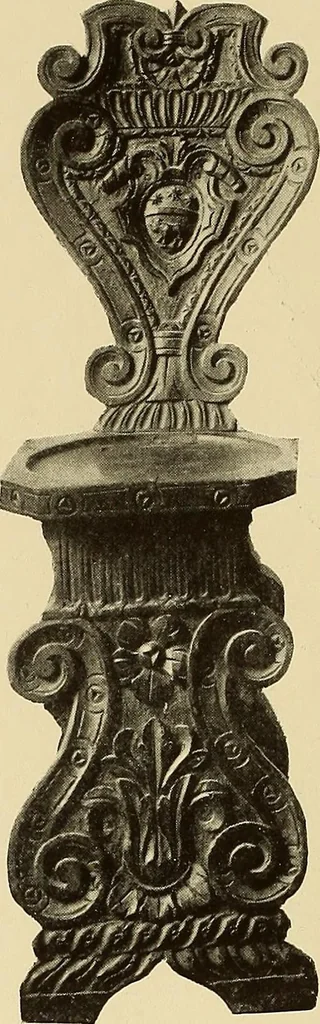 An illustration from Illustrated catalogue of the extraordinary collection of art treasures and antiquities acquired during the past year by Professore Commendatore Elia Volpi ... to be sold at unrestricted public sale at the American Art Galleries [on Monday, Tuesday and Wednesday afternoon, Dec. 17th, 18th and 19th, 1917], 1917, leaf 135