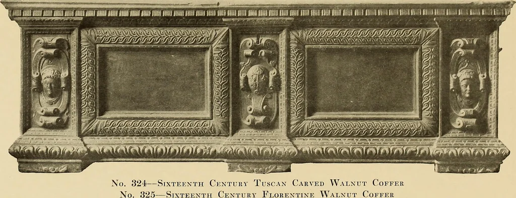 An illustration from Illustrated catalogue of the extraordinary collection of art treasures and antiquities acquired during the past year by Professore Commendatore Elia Volpi ... to be sold at unrestricted public sale at the American Art Galleries [on Monday, Tuesday and Wednesday afternoon, Dec. 17th, 18th and 19th, 1917], 1917, leaf 162