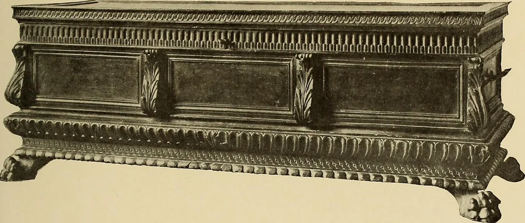An illustration from Illustrated catalogue of the extraordinary collection of art treasures and antiquities acquired during the past year by Professore Commendatore Elia Volpi ... to be sold at unrestricted public sale at the American Art Galleries [on Monday, Tuesday and Wednesday afternoon, Dec. 17th, 18th and 19th, 1917], 1917, leaf 168