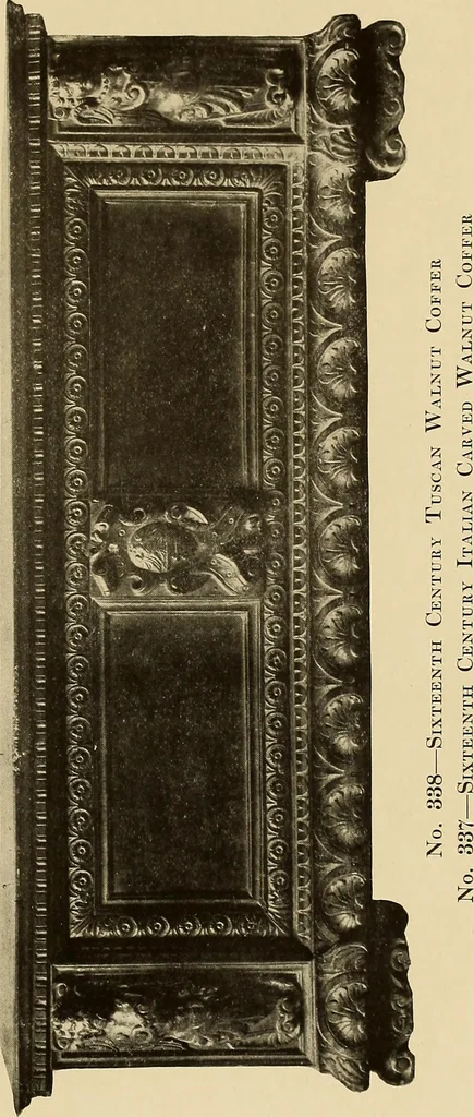 An illustration from Illustrated catalogue of the extraordinary collection of art treasures and antiquities acquired during the past year by Professore Commendatore Elia Volpi ... to be sold at unrestricted public sale at the American Art Galleries [on Monday, Tuesday and Wednesday afternoon, Dec. 17th, 18th and 19th, 1917], 1917, leaf 174