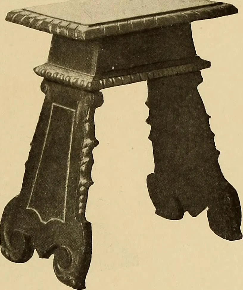 An illustration from Illustrated catalogue of the extraordinary collection of art treasures and antiquities acquired during the past year by Professore Commendatore Elia Volpi ... to be sold at unrestricted public sale at the American Art Galleries [on Monday, Tuesday and Wednesday afternoon, Dec. 17th, 18th and 19th, 1917], 1917, leaf 198