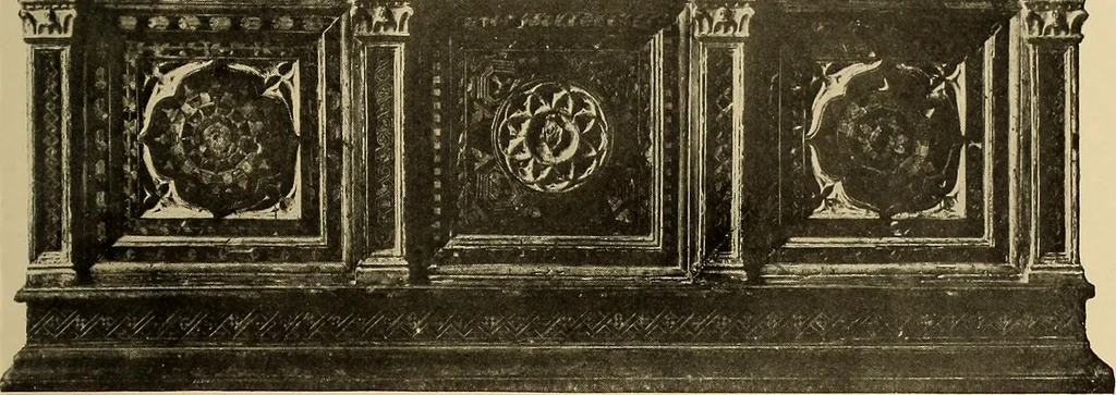 An illustration from Illustrated catalogue of the extraordinary collection of art treasures and antiquities acquired during the past year by Professore Commendatore Elia Volpi ... to be sold at unrestricted public sale at the American Art Galleries [on Monday, Tuesday and Wednesday afternoon, Dec. 17th, 18th and 19th, 1917], 1917, leaf 204