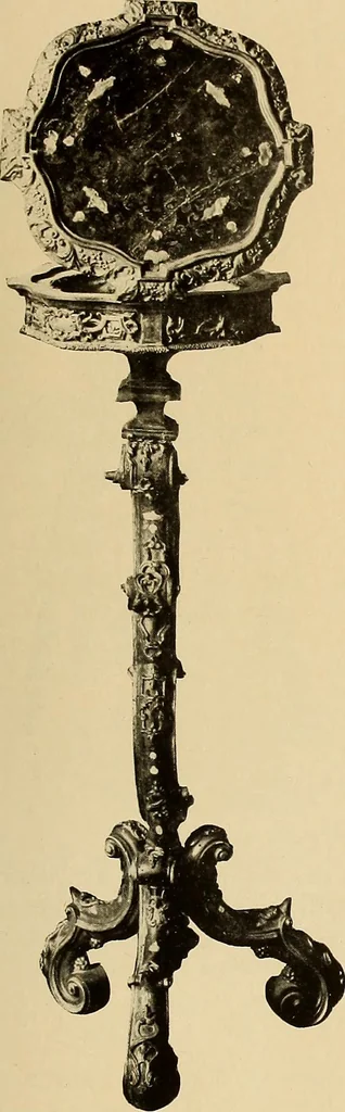 An illustration from Illustrated catalogue of the extraordinary collection of art treasures and antiquities acquired during the past year by Professore Commendatore Elia Volpi ... to be sold at unrestricted public sale at the American Art Galleries [on Monday, Tuesday and Wednesday afternoon, Dec. 17th, 18th and 19th, 1917], 1917, leaf 206