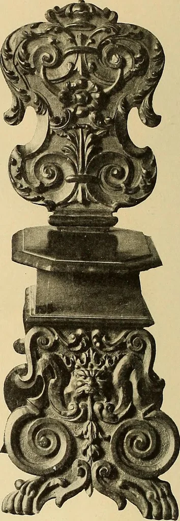 An illustration from Illustrated catalogue of the extraordinary collection of art treasures and antiquities acquired during the past year by Professore Commendatore Elia Volpi ... to be sold at unrestricted public sale at the American Art Galleries [on Monday, Tuesday and Wednesday afternoon, Dec. 17th, 18th and 19th, 1917], 1917, leaf 219