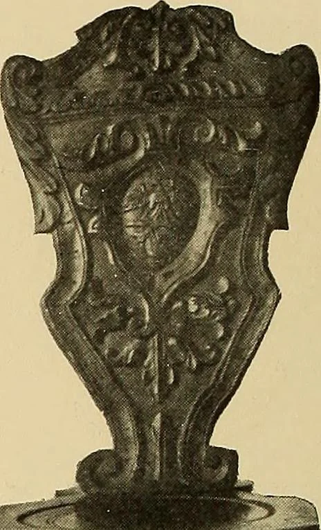 An illustration from Illustrated catalogue of the extraordinary collection of art treasures and antiquities acquired during the past year by Professore Commendatore Elia Volpi ... to be sold at unrestricted public sale at the American Art Galleries [on Monday, Tuesday and Wednesday afternoon, Dec. 17th, 18th and 19th, 1917], 1917, leaf 221