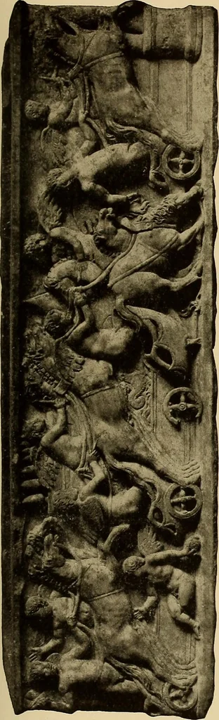 An illustration from Illustrated catalogue of the extraordinary collection of art treasures and antiquities acquired during the past year by Professore Commendatore Elia Volpi ... to be sold at unrestricted public sale at the American Art Galleries [on Monday, Tuesday and Wednesday afternoon, Dec. 17th, 18th and 19th, 1917], 1917, leaf 238