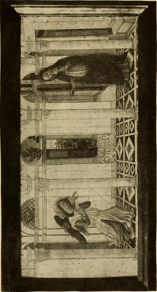 An illustration from Illustrated catalogue of the extraordinary collection of art treasures and antiquities acquired during the past year by Professore Commendatore Elia Volpi ... to be sold at unrestricted public sale at the American Art Galleries [on Monday, Tuesday and Wednesday afternoon, Dec. 17th, 18th and 19th, 1917], 1917, leaf 244