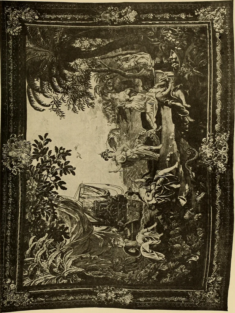 An illustration from Illustrated catalogue of the extraordinary collection of art treasures and antiquities acquired during the past year by Professore Commendatore Elia Volpi ... to be sold at unrestricted public sale at the American Art Galleries [on Monday, Tuesday and Wednesday afternoon, Dec. 17th, 18th and 19th, 1917], 1917, leaf 278