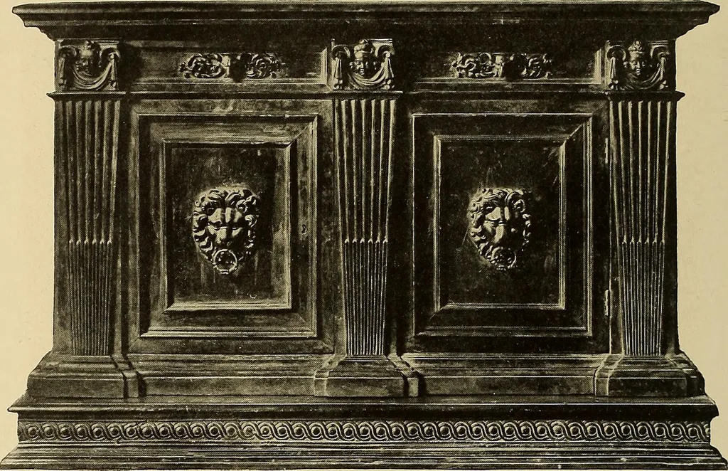 An illustration from Illustrated catalogue of the extraordinary collection of art treasures and antiquities acquired during the past year by Professore Commendatore Elia Volpi ... to be sold at unrestricted public sale at the American Art Galleries [on Monday, Tuesday and Wednesday afternoon, Dec. 17th, 18th and 19th, 1917], 1917, leaf 289