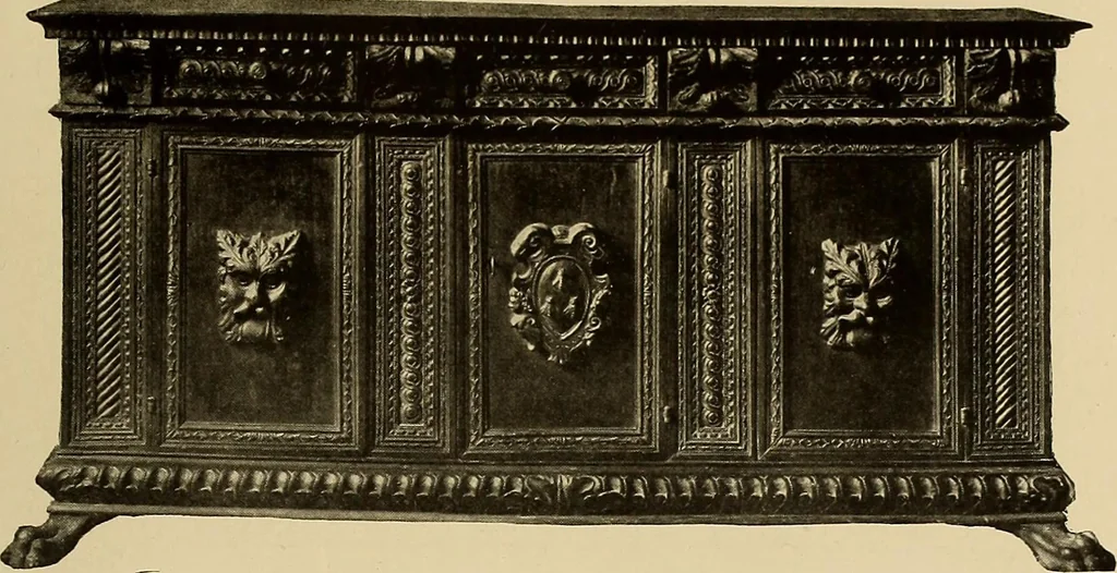 An illustration from Illustrated catalogue of the extraordinary collection of art treasures and antiquities acquired during the past year by Professore Commendatore Elia Volpi ... to be sold at unrestricted public sale at the American Art Galleries [on Monday, Tuesday and Wednesday afternoon, Dec. 17th, 18th and 19th, 1917], 1917, leaf 298