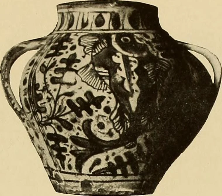 An illustration from Illustrated catalogue of the extraordinary collection of art treasures and antiquities acquired during the past year by Professore Commendatore Elia Volpi ... to be sold at unrestricted public sale at the American Art Galleries [on Monday, Tuesday and Wednesday afternoon, Dec. 17th, 18th and 19th, 1917], 1917, leaf 30