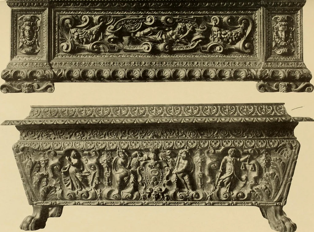 An illustration from Illustrated catalogue of the extraordinary collection of art treasures and antiquities acquired during the past year by Professore Commendatore Elia Volpi ... to be sold at unrestricted public sale at the American Art Galleries [on Monday, Tuesday and Wednesday afternoon, Dec. 17th, 18th and 19th, 1917], 1917, leaf 330