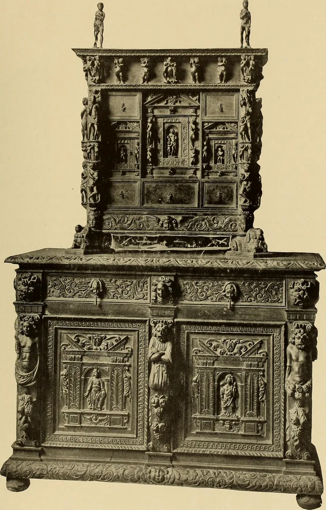 An illustration from Illustrated catalogue of the extraordinary collection of art treasures and antiquities acquired during the past year by Professore Commendatore Elia Volpi ... to be sold at unrestricted public sale at the American Art Galleries [on Monday, Tuesday and Wednesday afternoon, Dec. 17th, 18th and 19th, 1917], 1917, leaf 334