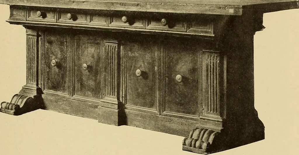 An illustration from Illustrated catalogue of the extraordinary collection of art treasures and antiquities acquired during the past year by Professore Commendatore Elia Volpi ... to be sold at unrestricted public sale at the American Art Galleries [on Monday, Tuesday and Wednesday afternoon, Dec. 17th, 18th and 19th, 1917], 1917, leaf 340