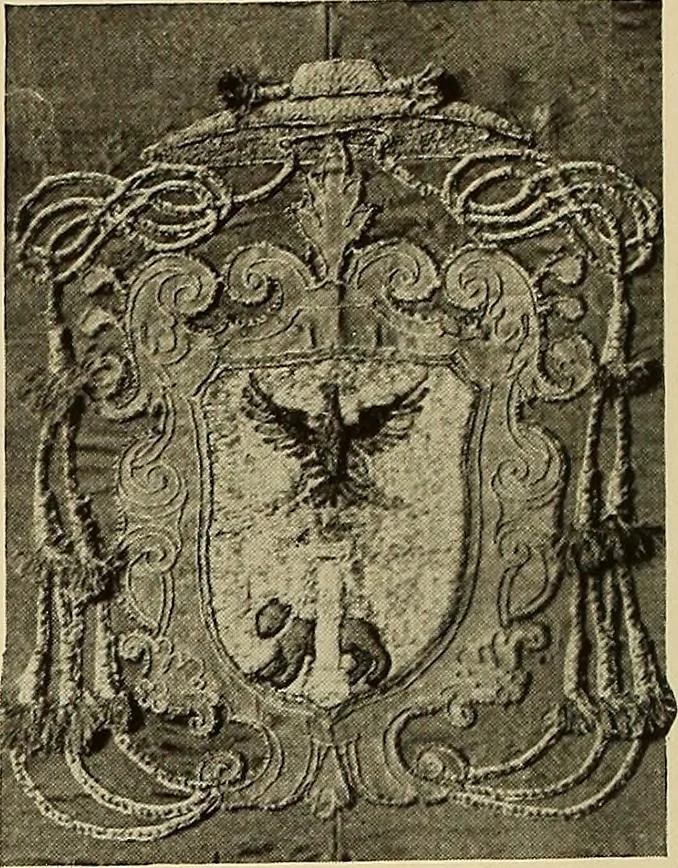 An illustration from Illustrated catalogue of the extraordinary collection of art treasures and antiquities acquired during the past year by Professore Commendatore Elia Volpi ... to be sold at unrestricted public sale at the American Art Galleries [on Monday, Tuesday and Wednesday afternoon, Dec. 17th, 18th and 19th, 1917], 1917, leaf 71