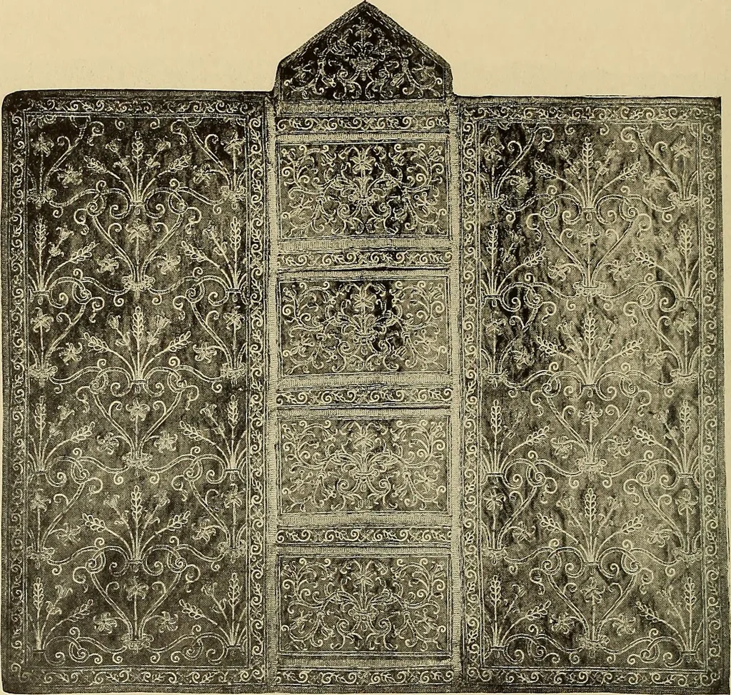 An illustration from Illustrated catalogue of the extraordinary collection of art treasures and antiquities acquired during the past year by Professore Commendatore Elia Volpi ... to be sold at unrestricted public sale at the American Art Galleries [on Monday, Tuesday and Wednesday afternoon, Dec. 17th, 18th and 19th, 1917], 1917, leaf 95