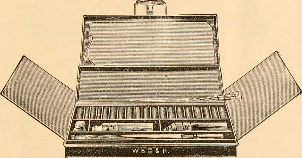 An illustration from Illustrated catalogue of Wadsworth, Howland & Co. : importers and dealers in artists' supplies and architects' and engineers' stationery., 1885, leaf 16