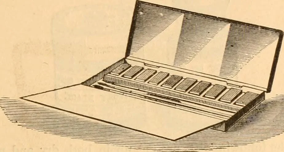 An illustration from Illustrated catalogue of Wadsworth, Howland & Co. : importers and dealers in artists' supplies and architects' and engineers' stationery., 1885, leaf 36
