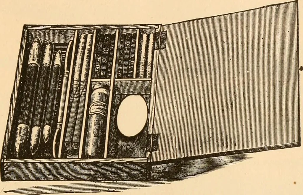 An illustration from Illustrated catalogue of Wadsworth, Howland & Co. : importers and dealers in artists' supplies and architects' and engineers' stationery., 1885, leaf 72
