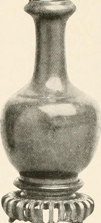 An illustration from Illustrated catalogue of the remarkable collection of ancient Chinese bronzes, beautiful old porcelains, amber and stone carvings, sumptuous eighteenth century brocades, interesting old paintings on glas and fine old carpets, rugs and furniture, from ancient palaces and temples of China comprising the private collection of a Chinese nobleman of Tien-Tsin, 1914, leaf 131